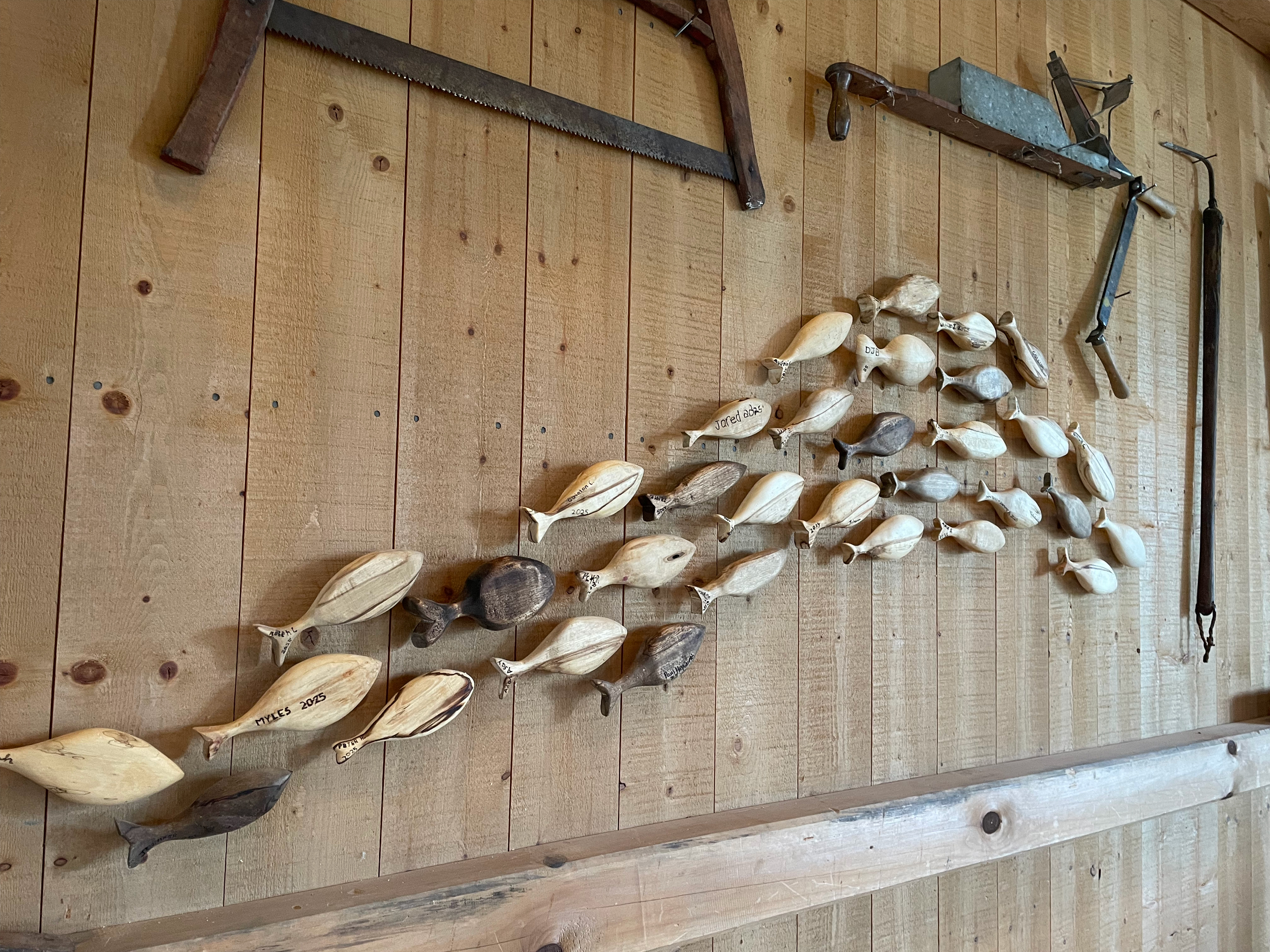 Large environmental participatory graphic installation